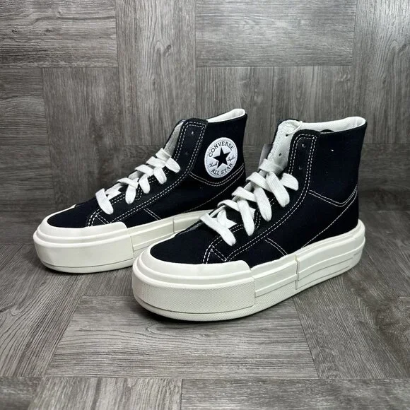 Converse Black and White High-Top Sneakers - Picture 4 of 13